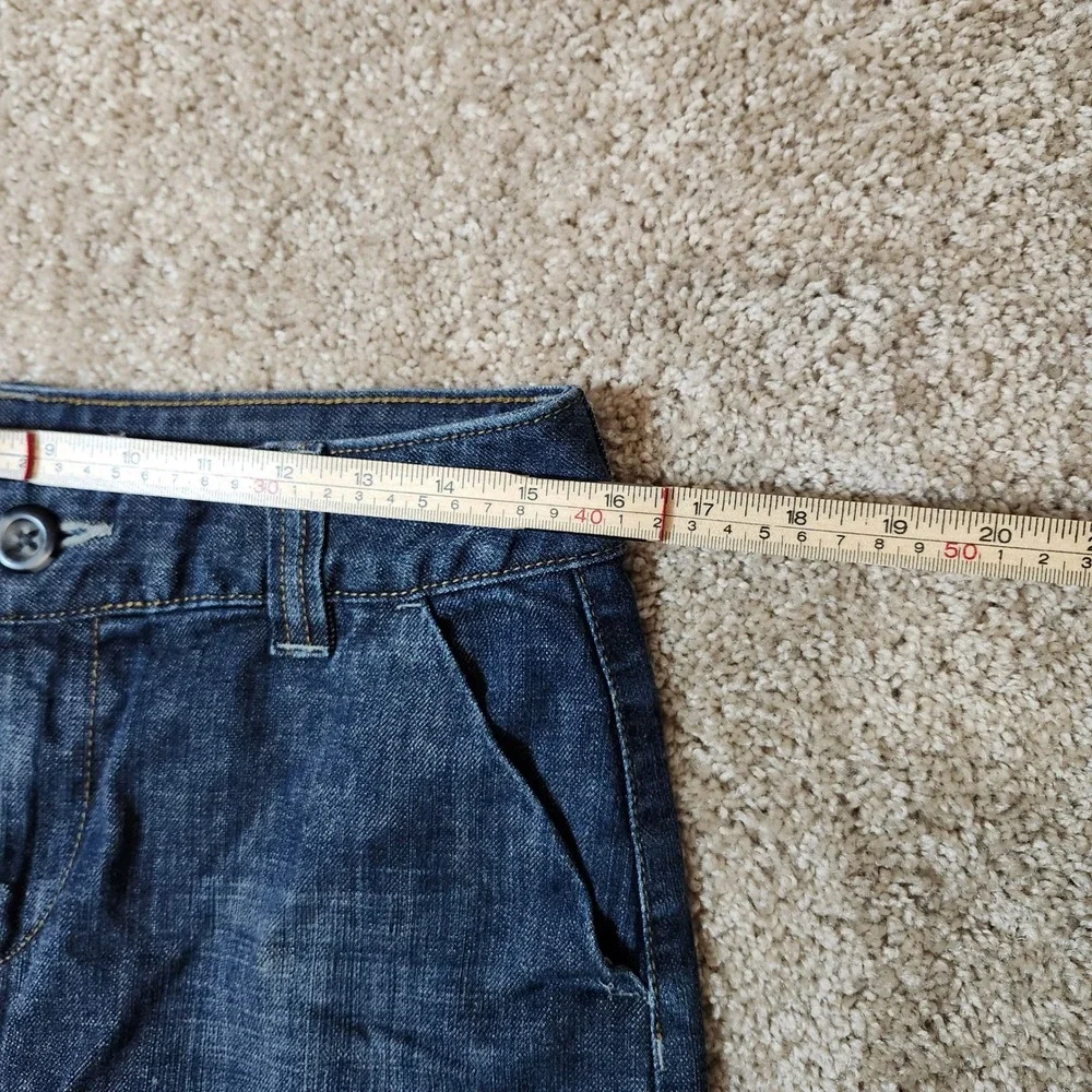 Y2K Vintage GAP Jeans Denim Mini Skirt Blue‎ Jean Low Rise Size 4